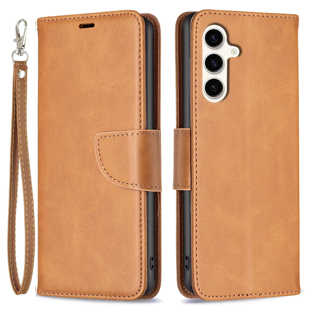 PU Leather Phone Case for Samsung Galaxy S23 FE Solid Color Wallet Stand Phone Cover PU Leather Phone Case for Samsung Galaxy S23 FE Solid Color Wallet Stand Phone Cover